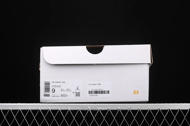 All categories Air Jordan Jordan series basketball shoes Air Jordan 1 Mid Air Jordan 1 Mid AJ1 Joe 1 sea salt fluorescent green CV3018-001